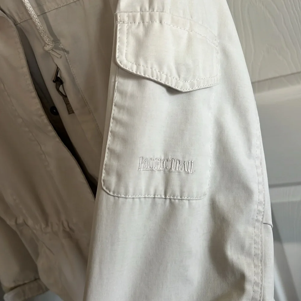 Pacific Trail Parka Coat size M cream color - Picture 4 of 17